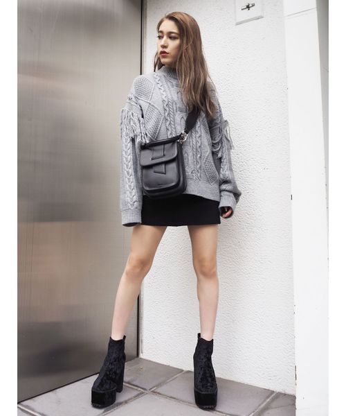 EMODA（エモダ）の「タンクチェルシーブーツ（ブーツ・レディース・ブラック/その他・SMALL/MEDIUM/LARGE）」の6枚目の写真