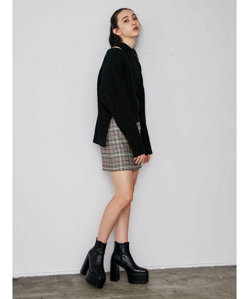 EMODA（エモダ）の「タンクチェルシーブーツ（ブーツ・レディース・ブラック/その他・SMALL/MEDIUM/LARGE）」の13枚目の写真