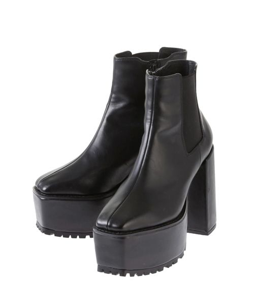 EMODA（エモダ）の「タンクチェルシーブーツ（ブーツ・レディース・ブラック/その他・SMALL/MEDIUM/LARGE）」の4枚目の写真