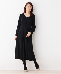 Opaque Clip オペークドットクリップ の 洗える レトロハイウエスト切替ワンピース ワンピース Wear