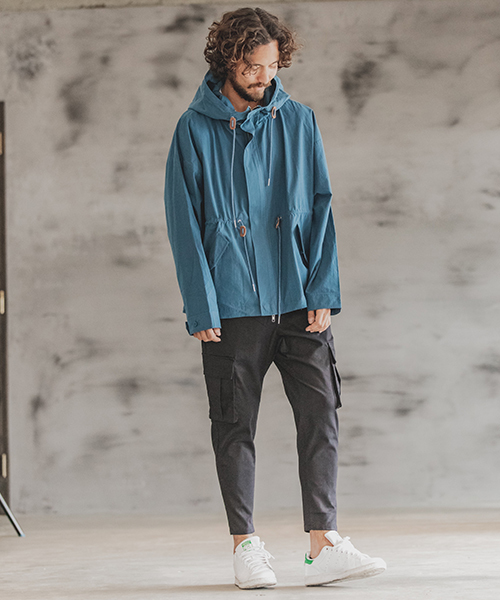 CAMBIO(カンビオ)の「mp6768-Stretch Saruel Tight Tapered Cargo Pants カーゴパンツ(カーゴパンツ・メンズ・オリーブ/ネイビー/ブラック・L/M/S)」の20枚目の写真