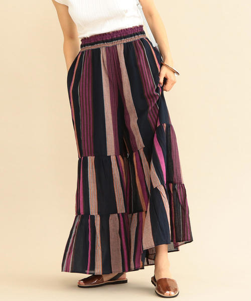 NE QUITTEZ PAS!（ヌキテパ）の「【別注】＜ne Quittez pas＞∴ストライプパンツо（その他パンツ・レディース・ネイビー/オフホワイト・FREE）」の13枚目の写真