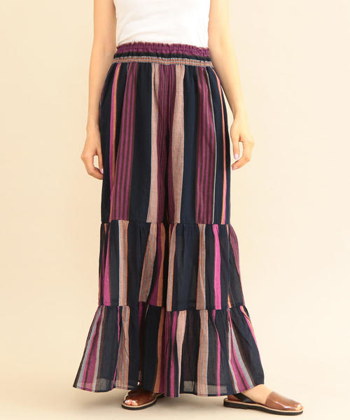 NE QUITTEZ PAS!（ヌキテパ）の「【別注】＜ne Quittez pas＞∴ストライプパンツо（その他パンツ・レディース・ネイビー/オフホワイト・FREE）」の14枚目の写真