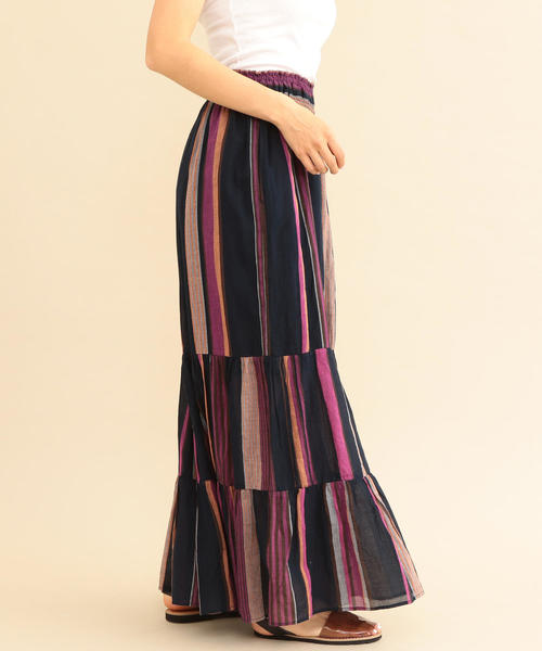 NE QUITTEZ PAS!（ヌキテパ）の「【別注】＜ne Quittez pas＞∴ストライプパンツо（その他パンツ・レディース・ネイビー/オフホワイト・FREE）」の15枚目の写真