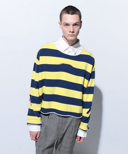 FACETASM ラガーシャツ　レイヤードMIX RUGBY SHIRT FACETASM ラガーシャツ レイヤードMIX RUGBY SHIRT