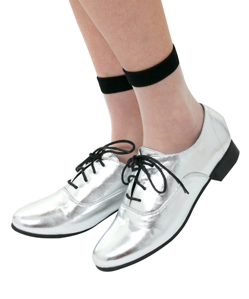 WEGO(ウィゴー)の「WEGO/エナメルシューズ(ドレスシューズ・レディース・シルバー/ホワイト/ブラック/サックスブルー/ピンク・23.5/24.5)」の5枚目の写真