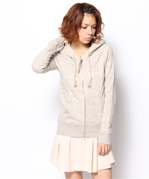 goa | 粗挽き杢 裏毛フードパーカー(パーカー)