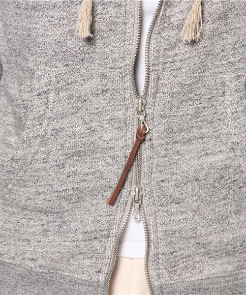 goa(ゴア)の「粗挽き杢 裏毛フードパーカー(パーカー・レディース・モカ/ベージュ/グレー・FREE)」の12枚目の写真