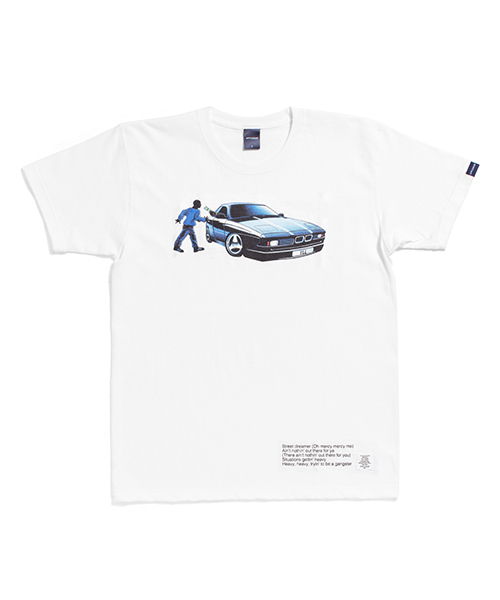 APPLEBUM(アップルバム)の「"Street Dreams" T-shirt(Tシャツ/カットソー・メンズ・ホワイト/ブラック・M/L/XL/XXL/S)」の2枚目の写真