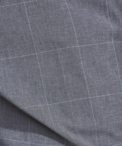 RECENCY OF MINE（リーセンシー オブ マイン）の「【Recency of Mine】FLEX　トラベストチェックパンツ（スラックス・メンズ・オフホワイト/ネイビー/グレー・46/44/48/50）」の10枚目の写真