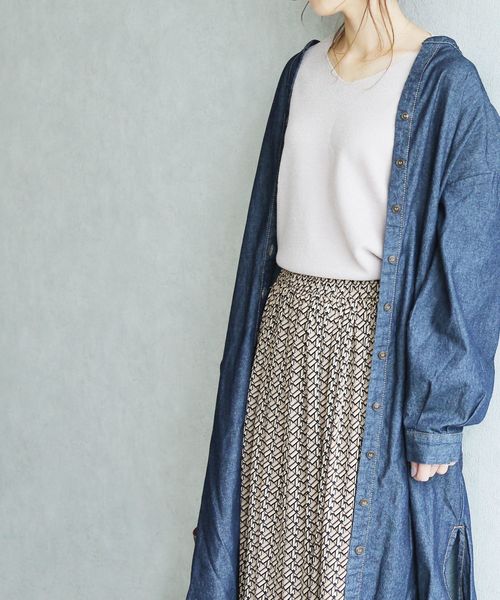 reca（レカ）の「幾何学柄スカート（スカート・レディース・ベージュ・FREE）」の9枚目の写真