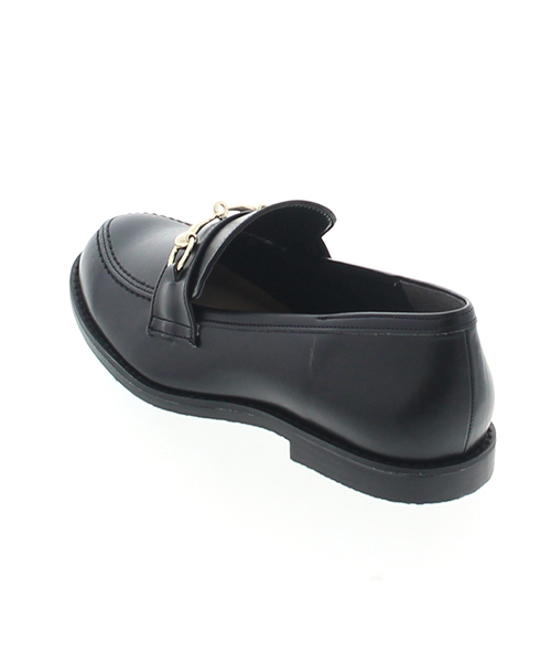 JELLY BEANS（ジェリービーンズ）の「【レイン対応】金具ビットレインローファー(309-7237)JELLY BEANS(ジェリービーンズ)（レインシューズ・レディース・ブラック/アイボリー/ダークブラウン/ブラック系その他・22/22.5/23/23.5/24/24.5/25）」の6枚目の写真