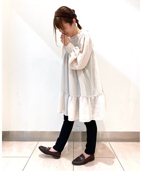 JELLY BEANS（ジェリービーンズ）の「【レイン対応】金具ビットレインローファー(309-7237)JELLY BEANS(ジェリービーンズ)（レインシューズ・レディース・ブラック/アイボリー/ダークブラウン/ブラック系その他・22/22.5/23/23.5/24/24.5/25）」の12枚目の写真