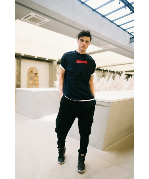 Dickies(ディッキーズ)の「【ユニセックス】半袖Tシャツ(Tシャツ/カットソー)」|ネイビー