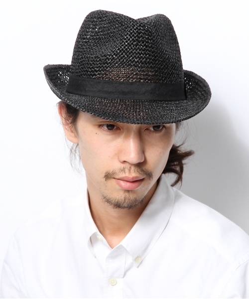 green label relaxing(グリーンレーベルリラクシング)の「SOLID PAPER BLUES ハット ◆(ハット・メンズ・ベージュ/ブラック/ダークブラウン/ネイビー・フリー)」の5枚目の写真
