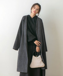 rectangle | ノーカラーロングコート(ノーカラーコート)