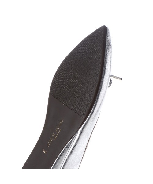 Mode et Jacomo（モードエジャコモ）の「リボンバレエシューズ（バレエシューズ・レディース・ヘザーグレー/エンジ/ライトブラック/ベージュ系その他/シルバー/ベージュ系その他2・23cm/23.5cm/24cm/24.5cm/22.5cm/25cm/22cm）」の16枚目の写真