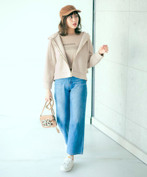 FEERICHELU | ボンディング バックフリル パーカー FEERICHELU(パーカー)