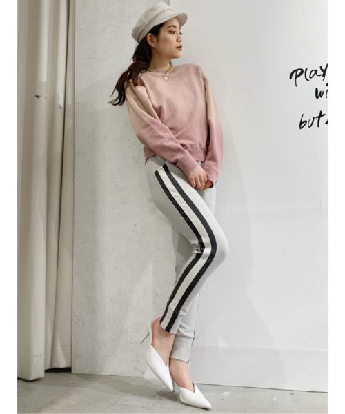 GYDA（ジェイダ）の「サイドラインパンツ（その他パンツ・レディース・ライトグレー/ブラック/ベージュ・FREE）」の21枚目の写真