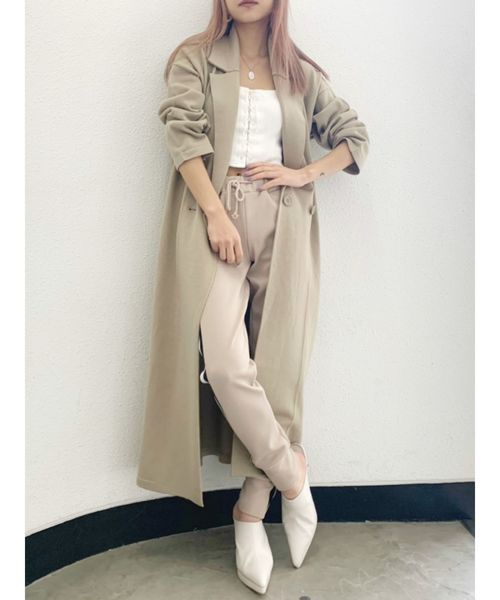 GYDA（ジェイダ）の「サイドラインパンツ（その他パンツ・レディース・ライトグレー/ブラック/ベージュ・FREE）」の19枚目の写真