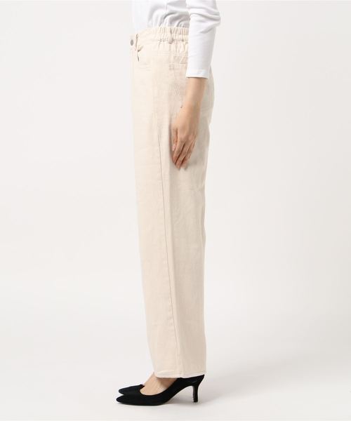 Aunt Marie's(アントマリーズ)の「AUNT MARIE'S コットンストレートパンツ(その他パンツ・レディース・ナチュラル/ブラウン・FREE)」の18枚目の写真