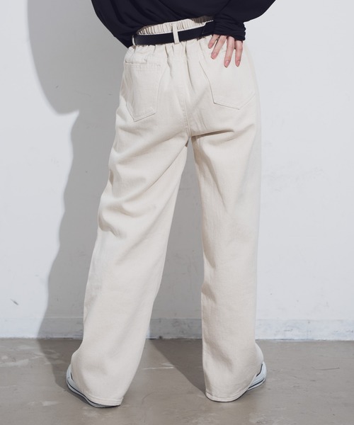 Aunt Marie's(アントマリーズ)の「AUNT MARIE'S コットンストレートパンツ(その他パンツ・レディース・ナチュラル/ブラウン・FREE)」の17枚目の写真