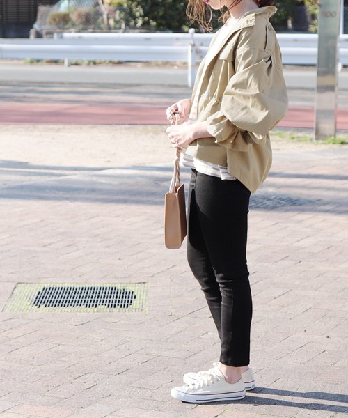 reca（レカ）の「【zozotown限定】ビックキャンディ袖ミリタリージャケット（マウンテンパーカー・レディース・ベージュ/カーキ・M/L）」の13枚目の写真