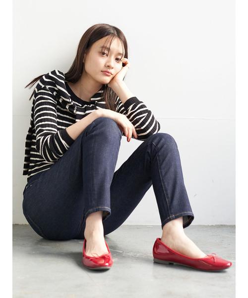 AMERICAN HOLIC(アメリカンホリック)の「ベーシックリブニットプルオーバー *●(ニット/セーター・レディース・ブラック/ベージュ/ネイビー/その他7/ブラック系その他4/アイボリー/ピンク/グリーン・M/L)」の22枚目の写真