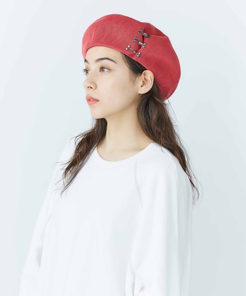 CA4LA（カシラ）の「MERET SS4（ハンチング/ベレー帽・メンズ・ブラック/グレー/ピンク/ブルー/グレー系その他/グリーン・ONESIZE）」の16枚目の写真