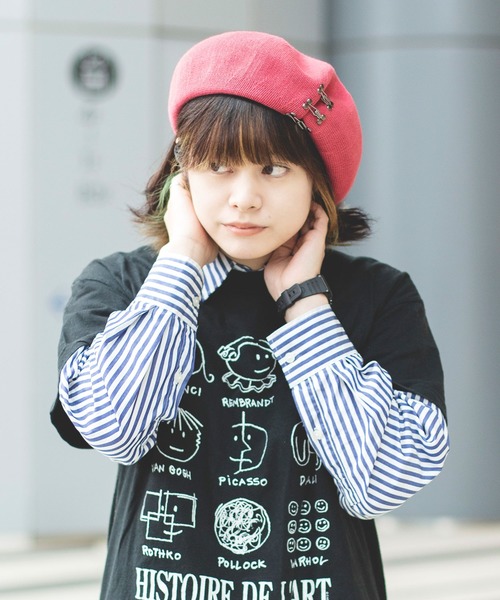 CA4LA（カシラ）の「MERET SS4（ハンチング/ベレー帽・メンズ・ブラック/グレー/ピンク/ブルー/グレー系その他/グリーン・ONESIZE）」の18枚目の写真