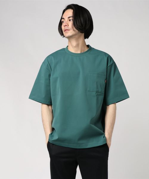 TIGORA（ティゴラ）の「TIGORA/BEAMS DESIGN ドライポケットTシャツ（Tシャツ/カットソー・メンズ・ホワイト/グリーン/ブラック・L/M/S/XL）」の3枚目の写真