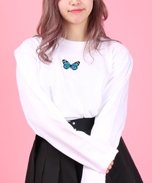 WC | WC/バタフライ刺繍ロンT(Tシャツ/カットソー)