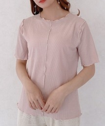 VANNIE U | VANNIE U 2WAYパイピングメロウ半袖TOPS(Tシャツ/カットソー)