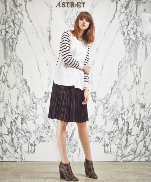 アストラット　華やかなプリーツスカートASTRAET ASTRAET アストラット プリーツスカート