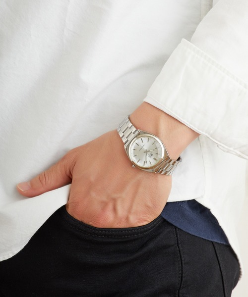 Q&Q（キューアンドキュー）の「Ｑ＆Ｑ（アナログ腕時計・メンズ・シルバー/ブルー系その他/ゴールド/レッド系その他/ブラック×ゴールド/ブラック×シルバー/シルバー×ゴールド/グリーン系その他/ブルー系その他2/シルバー系その他・FREE）」の7枚目の写真