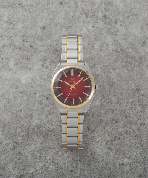 Q&Q（キューアンドキュー）の「Ｑ＆Ｑ（アナログ腕時計・メンズ・シルバー/ブルー系その他/ゴールド/レッド系その他/ブラック×ゴールド/ブラック×シルバー/シルバー×ゴールド/グリーン系その他/ブルー系その他2/シルバー系その他・FREE）」の13枚目の写真