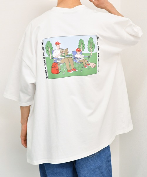 kutir(クティール)の「アソートプリントTシャツ(Tシャツ/カットソー・メンズ・ホワイト/チャコールグレー/ライトグレー/ライトブルー/ブラック/グレー/オフホワイト/サックスブルー/グリーン/ライトグリーン/その他/ラベンダー/ホワイト系その他・SMALL/MEDIUM/LARGE)」の2枚目の写真