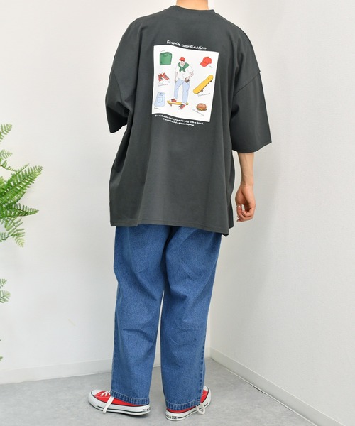 kutir(クティール)の「アソートプリントTシャツ(Tシャツ/カットソー・メンズ・ホワイト/チャコールグレー/ライトグレー/ライトブルー/ブラック/グレー/オフホワイト/サックスブルー/グリーン/ライトグリーン/その他/ラベンダー/ホワイト系その他・SMALL/MEDIUM/LARGE)」の19枚目の写真