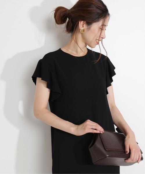 VERMEIL par iena（ヴェルメイユパーイエナ）の「袖フリルノースリーブ  