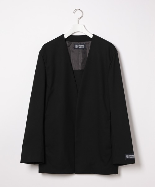 ADAM ET ROPE'（アダムエロペ）の「【Carreman】ルームジャケット（ノーカラージャケット・メンズ・イエロー系その他3/ブラック/グレー/ブルー系その他2・S/M/L）」の22枚目の写真