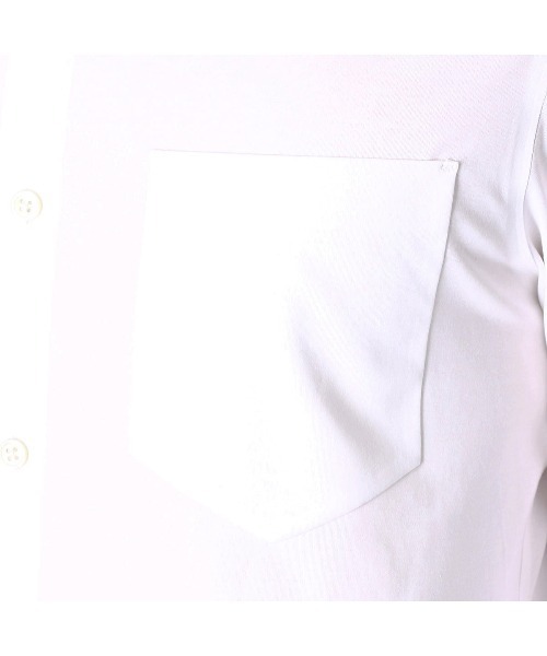 COMME CA MEN（コムサメン）の「シームレスショートポイントカラーシャツ（シャツ/ブラウス・メンズ・ブラック/ホワイト・SMALL/MEDIUM/LARGE）」の4枚目の写真