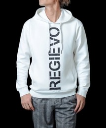 【REGIEVO】REGIEVOロゴプリントプルパーカー フーディー