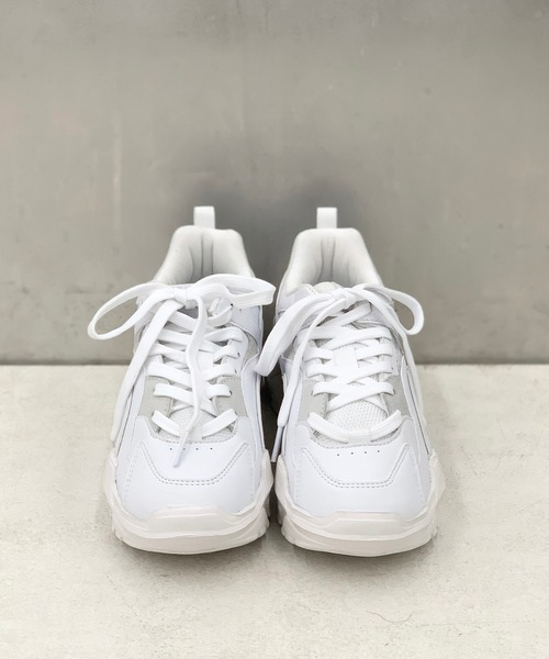 AKIII CLASSIC（アキクラシック）の「AKIII CASPER(アキ・キャスパー)（スニーカー・レディース・オフホワイト/ブラック・M/L/LL）」の3枚目の写真