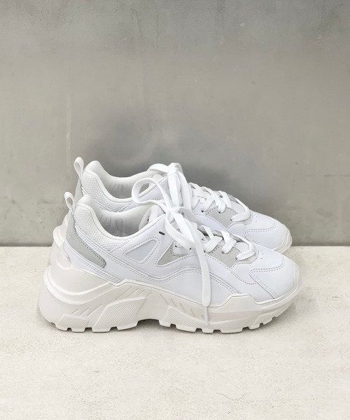 AKIII CLASSIC（アキクラシック）の「AKIII CASPER(アキ・キャスパー)（スニーカー・レディース・オフホワイト/ブラック・M/L/LL）」の4枚目の写真