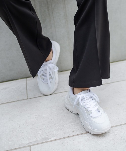 AKIII CLASSIC（アキクラシック）の「AKIII CASPER(アキ・キャスパー)（スニーカー・レディース・オフホワイト/ブラック・M/L/LL）」の19枚目の写真