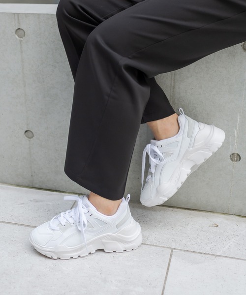 AKIII CLASSIC（アキクラシック）の「AKIII CASPER(アキ・キャスパー)（スニーカー・レディース・オフホワイト/ブラック・M/L/LL）」の17枚目の写真