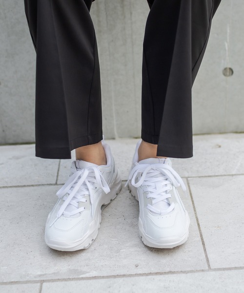 AKIII CLASSIC（アキクラシック）の「AKIII CASPER(アキ・キャスパー)（スニーカー・レディース・オフホワイト/ブラック・M/L/LL）」の16枚目の写真