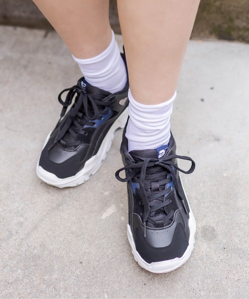 AKIII CLASSIC（アキクラシック）の「AKIII CASPER(アキ・キャスパー)（スニーカー・レディース・オフホワイト/ブラック・M/L/LL）」の13枚目の写真