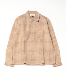 MANASTASH/マナスタッシュ DOBBY  OPEN COLLAR SHIRT