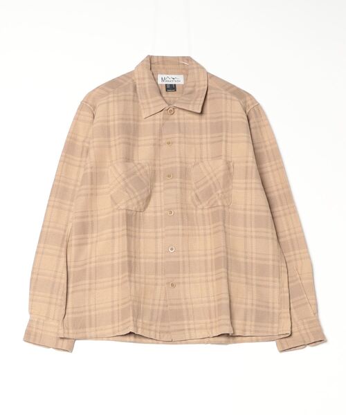 MANASTASH/マナスタッシュ DOBBYOPEN COLLAR SHIRT